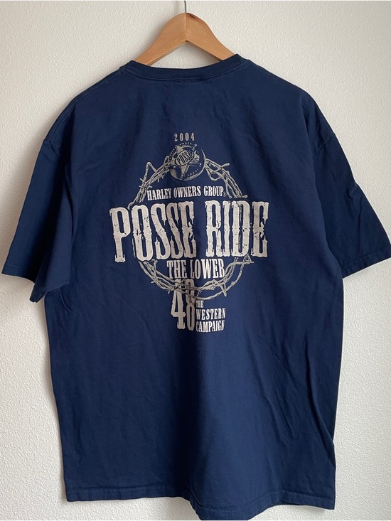 Harley-Davidson Other - Harley-Davidson Vintage 2004 Posse Ride graphic tee size XL